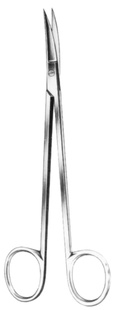 Kelly nůžky na fistuli zahnuté; 16,0 cm