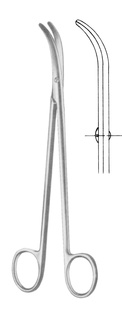 Halle nůžky nosní zahnuté; 19,0 cm