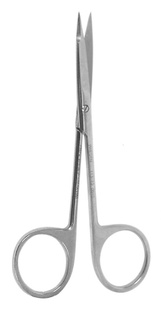 Nůžky preparační s oboustraným ostřím rovné; 12,0 cm