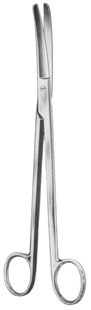 Sims nůžky gynekologické tupé zahnuté; 20,0 cm