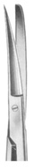 Sims nůžky gynekologické hrotnatotupé zahnuté; 23,0 cm