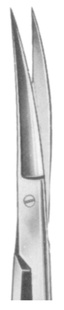 Sims nůžky gynekologické hrotnaté zahnuté; 23,0 cm
