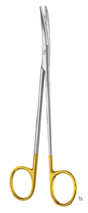 Metzenbaum-Delicate nůžky tupé zahnuté tvrdokov; 23,0 cm