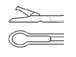 Kleště ARTRO rovné; 6,3×4,5 mm; oválné