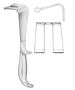 Young hák na prostatu; 39×35 mm; 22 cm