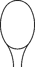 Recamier lžička děložní fig.3; 10,0 mm; 31,0 cm
