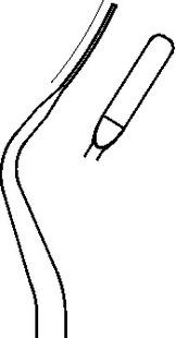 Pilník diamantovaný fig. 3; 2×8 mm; 15,2 cm