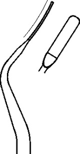 Pilník diamantovaný fig. 7; 2×8 mm; 15,0 cm