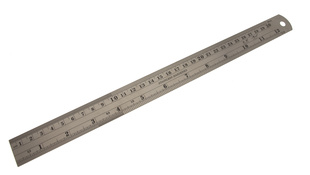 Měřítko; kovové 30,0 cm