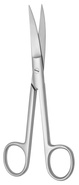 Nůžky chirugické hrotnaté zahnuté; 13,0 cm