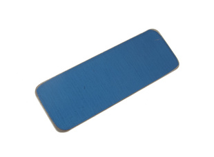 Štítek identifikační hliníkový; modrý